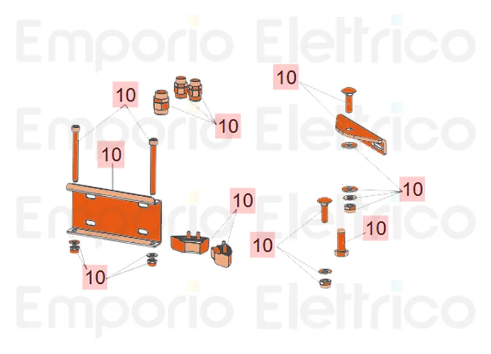faac Ersatzteil des Zubehörs 391-compas 63003423