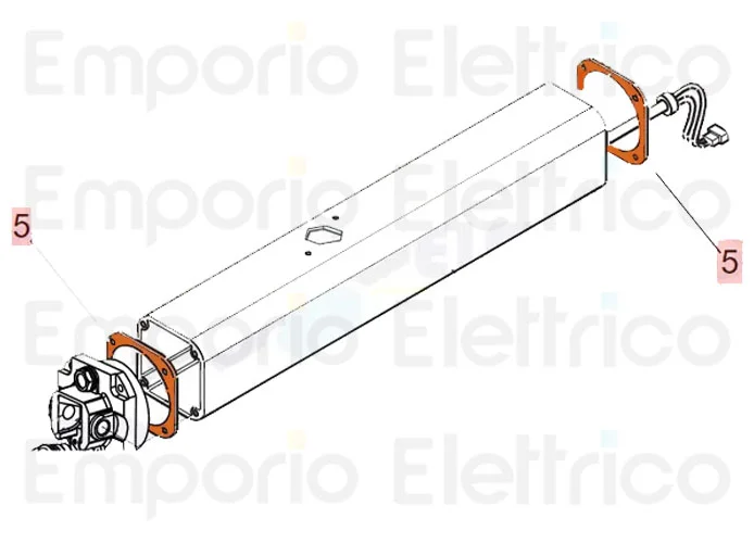 faac Ersatzteil der Dichtung des Tankes 84,7 x 84,7 mm 70991015