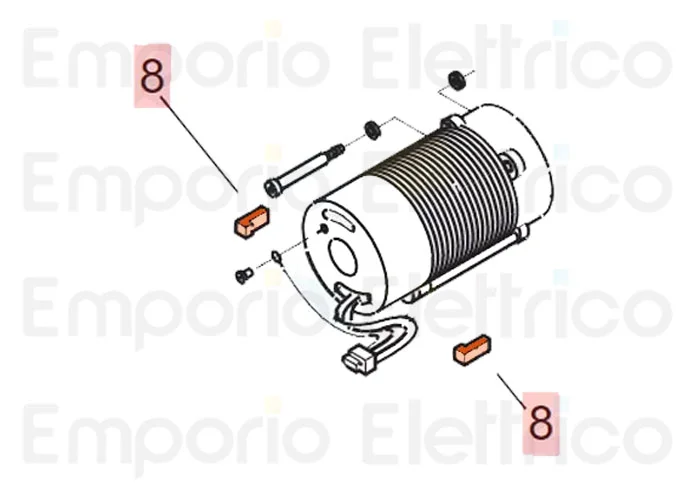 faac Ersatzteil Anti-Vibrations-Pads 400/402/422 63003303