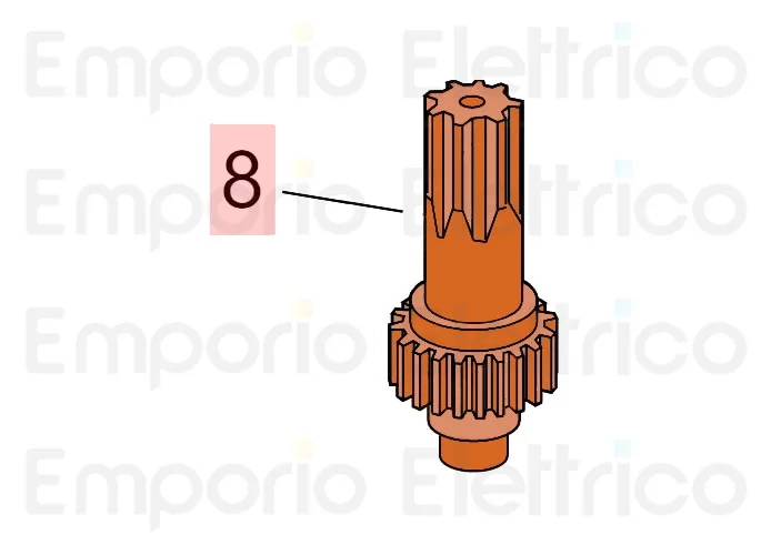 faac Ersatzteil des Ritzels des Antriebs 750/2003 7192465