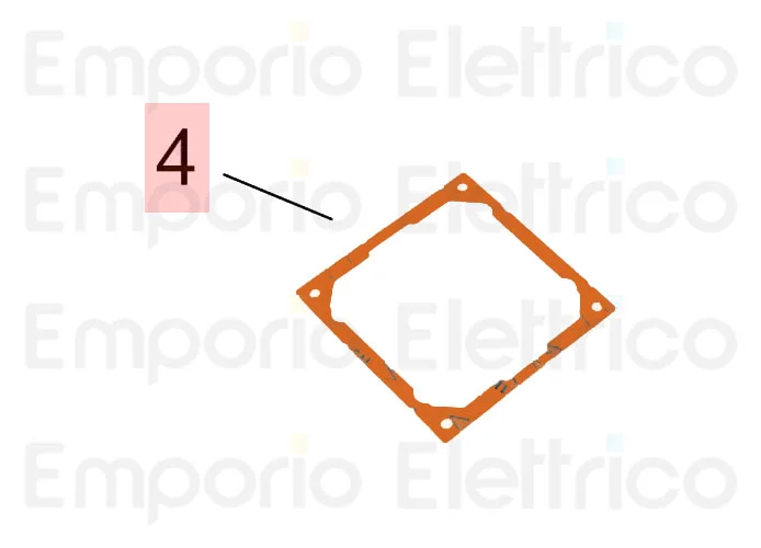 faac Ersatzteil der Gehäusedichtung 590 7099315