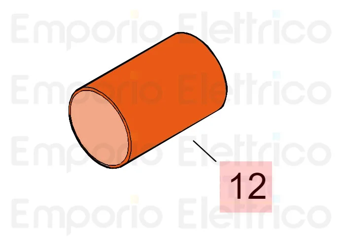 faac Ersatzteil des Kolbenrohrs m.760 l.110 (140°) 7366135