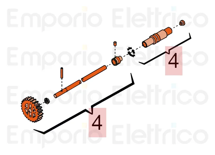 faac Ersatzteil der Gruppe von Entriegelung 760 cr 63003361