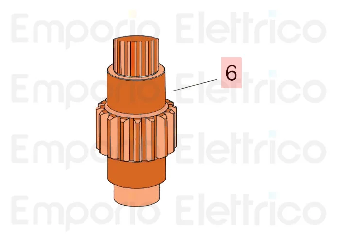 faac Ersatzteil des Ritzels des Antriebs 760/2003 7192475
