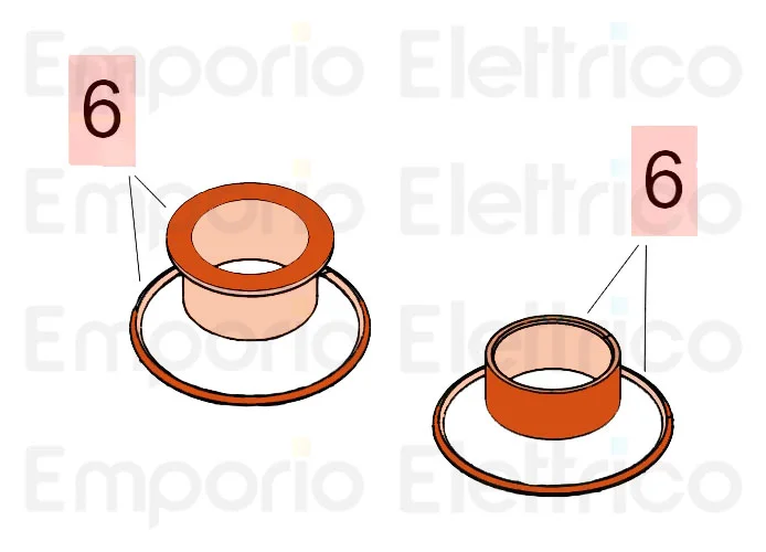 faac Ersatzteil der Gruppe von Buchse igus s800 63003307