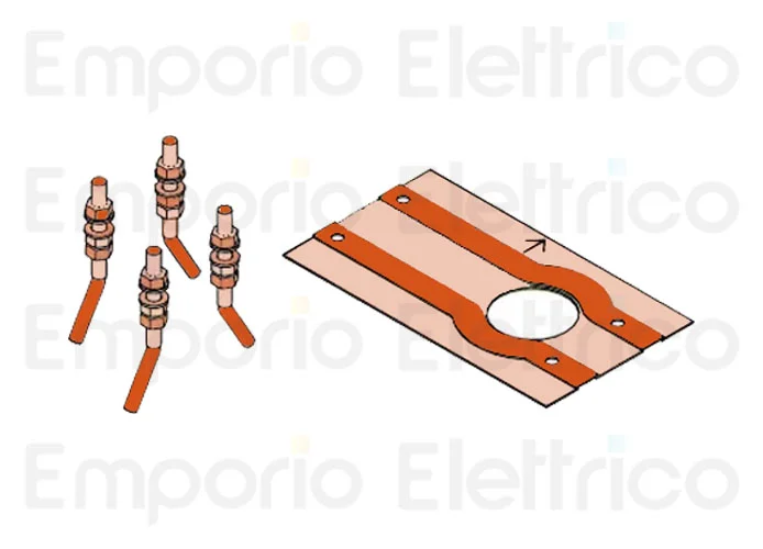 faac Ersatzteil der Grundplattegruppe 740/741 63003319