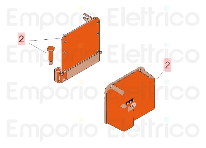 faac Ersatzteil der Gehäusegruppe der Steuerung 740/741 720253