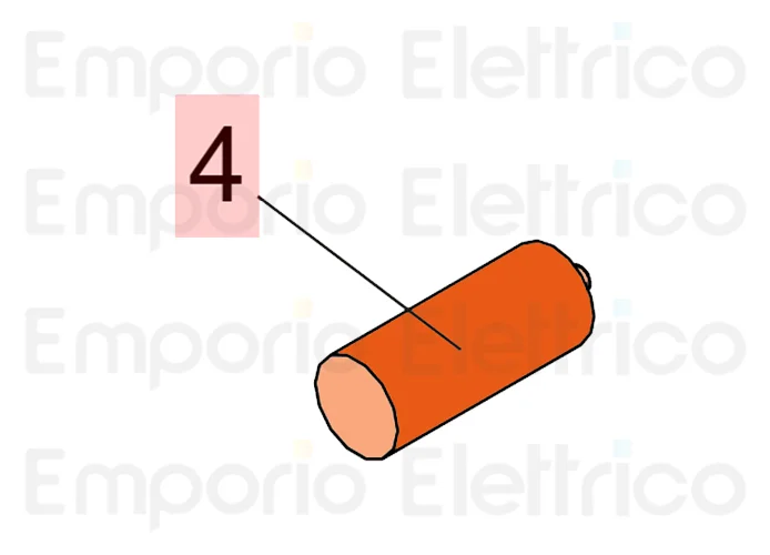faac Ersatzteil des Kondensators 10µf mka 450v 760024