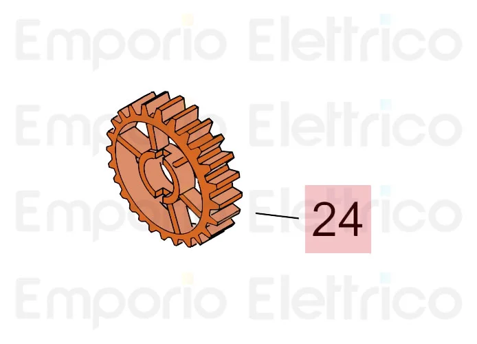faac Ersatzteil der Krone der Getriebemotoren 746/844 7192075