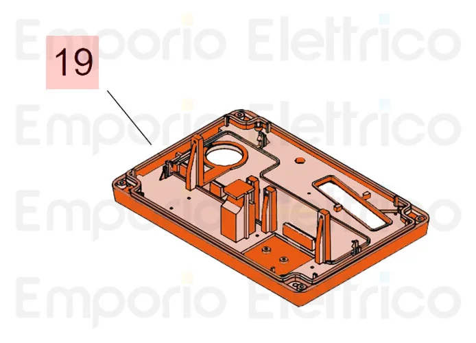 faac Ersatzteil des Gehäusedeckel-Unterteils 746/844 restyling 7273405