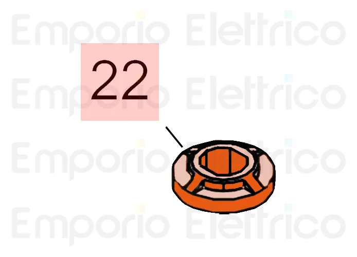 faac Ersatzteil der Magnetscheibe 746/844 restyling 7226605