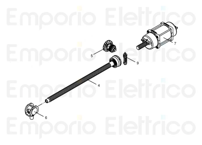 beninca Ersatzteil des Motors bob2124/bob2124e/bob3024e 9686767