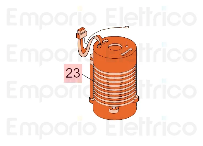 faac Ersatzteil des Motors 220v h 125 2p. c/t 7704065