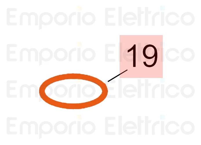 faac Ersatzteil des Dichtrings 40,95x2,62 (3162) 7090360025