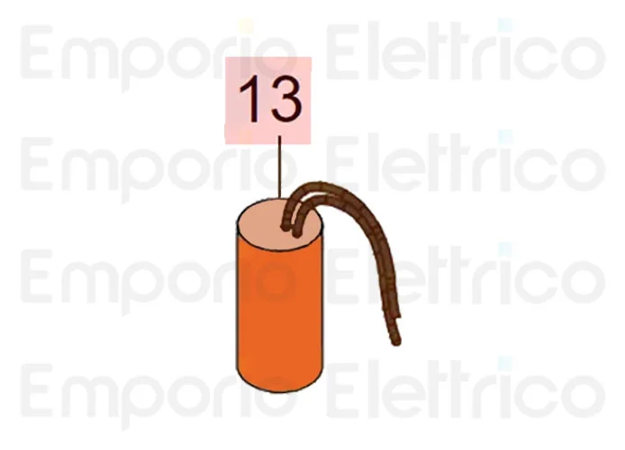 faac Ersatzteil des Kondensators pp16mf-400v ul 7600525