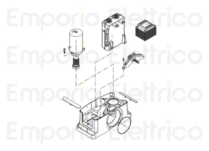beninca Ersatzteil der Steuerung+Transformator für bull424/624 esa 9688131