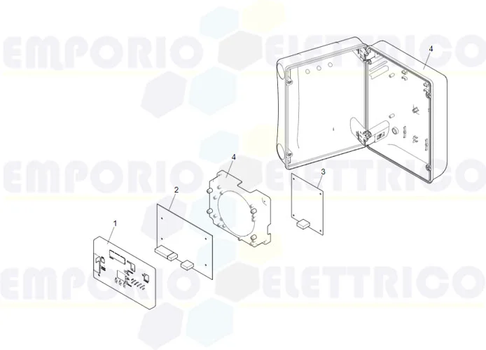 faac spare parts page for e124s