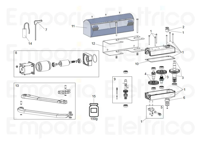 genius spare part external carter pack f0602 00058F0602X