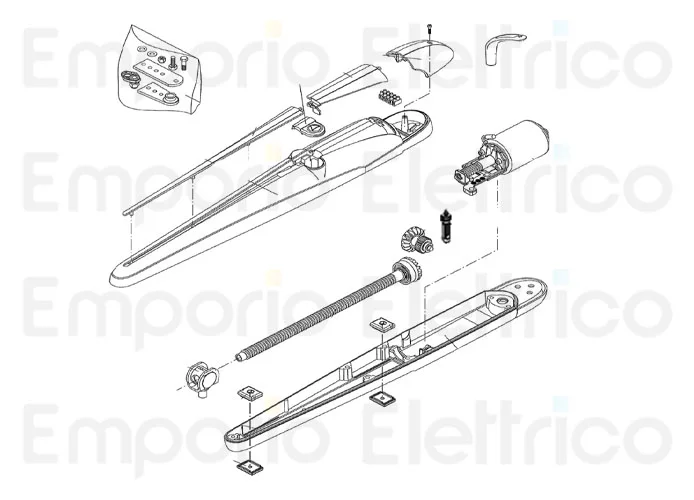 beninca ricambio motore x tom lt 24v per bob2124.dk 968803080
