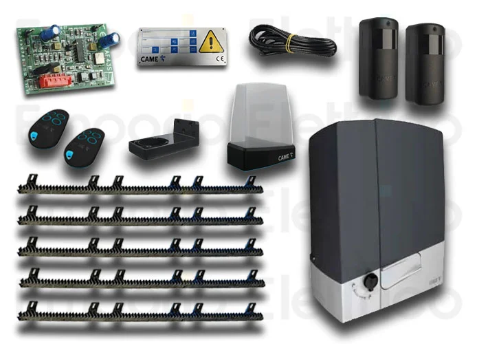 came automation kit bxv plus 801ms-0580+5 mt nylon rack emp8k01ms-057crem5