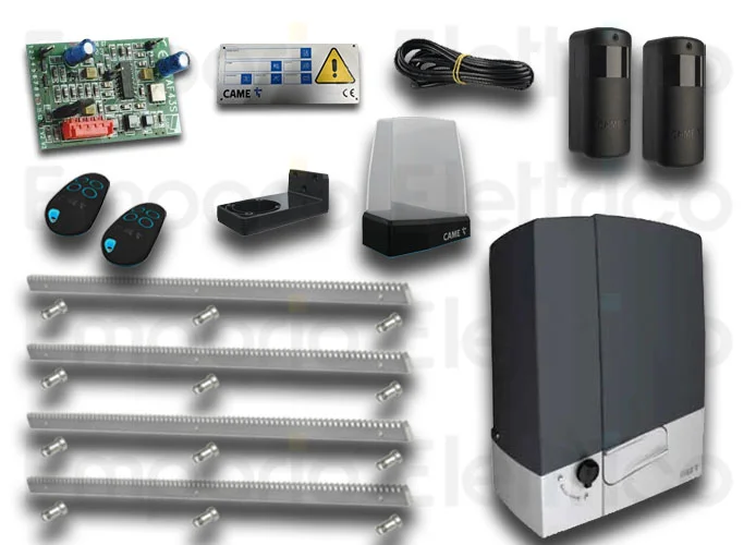 came automation kit bxv plus 801ms-0580+4 mt galvanised rack emp8k01ms-057cremz