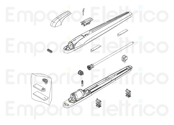 beninca spare parts page for motor bob50m until 08/2015