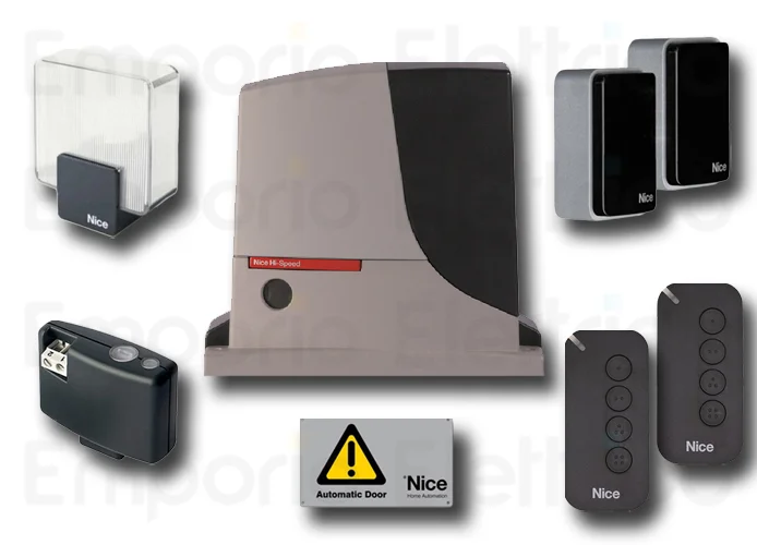 nice sliding gate automation kit 24v robus 1000  rb1000bdkce