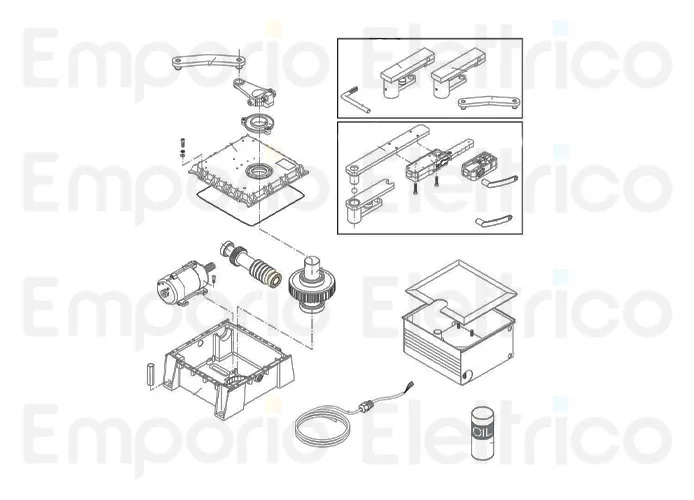 beninca spare part gasket for du.350n/nv 9686377