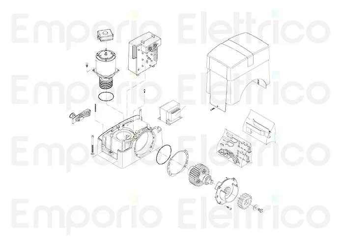 beninca page spare parts for motor bull1024esa.s
