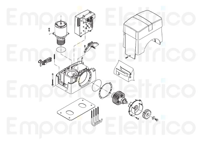 beninca spare parts page for motor bull1524