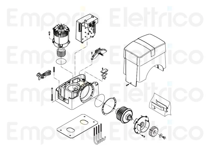 beninca spare parts page for motor bull15m