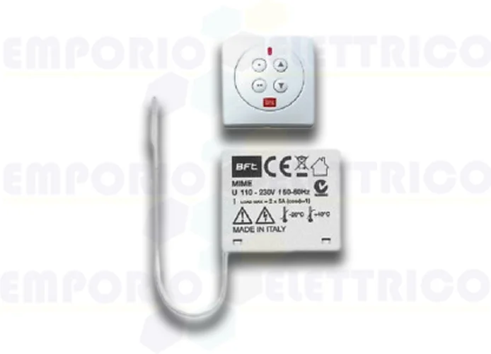 bft two-channel indoor receiver 433 mhz mime ac pad kit 2611782 r400008