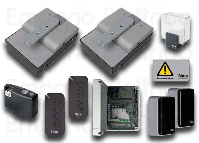 nice automation kit for swing gates s-fabkit 2124 bd sfab2124bdkce