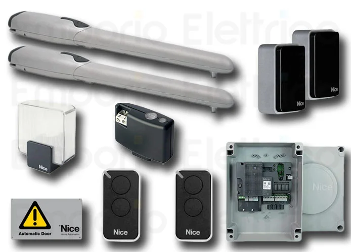 nice automation kit for swing gates wingo4kit bd wingo4bdkce