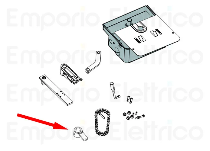 came spare part adapter arm for frog box baf 001baf