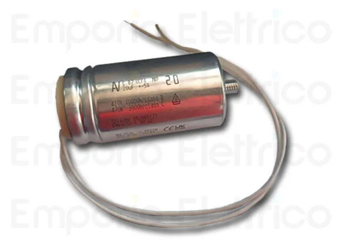 came spare part 20 mF capacitor with cables 119rir278