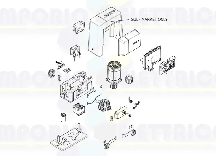 came motor spare parts page bks08als