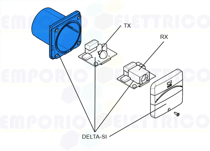 came spare part enclosure base delta-si 119rir391