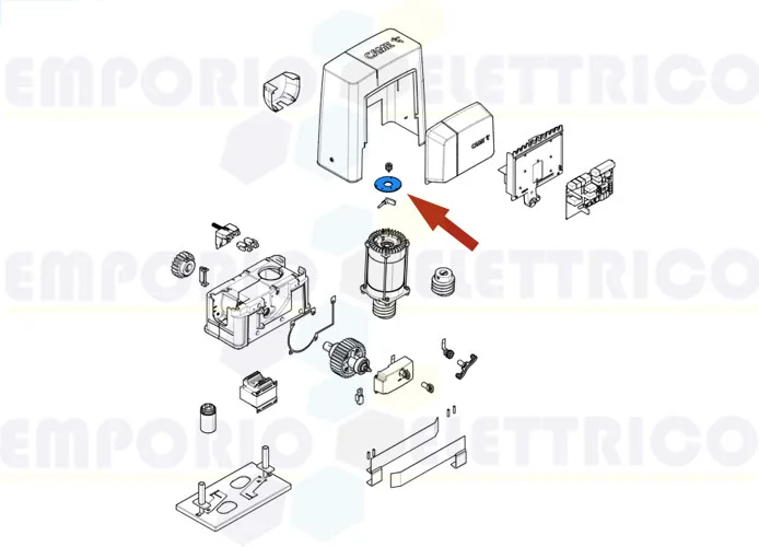 came spare part support for magnetic sensor bks22age 88001-0255