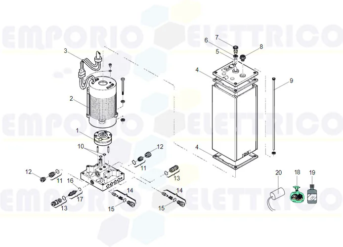 faac hydraulic control unit spare parts page 760 sbs