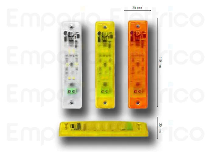 nologo mini led flashing light 12/24 yellow flash-in y