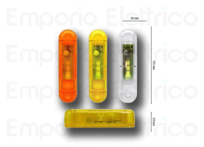 nologo 12/24V yellow led outdoor flashing light flash-out y