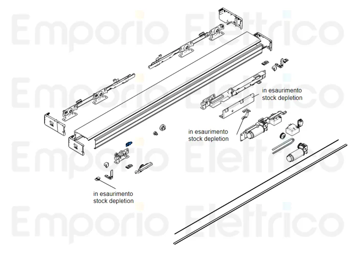 came spare part belt attachment sipario 119rip139