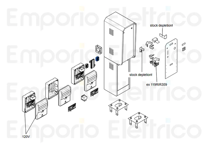 came spare part thermostat csc tmc mechanical n.a. 17259 119rir355
