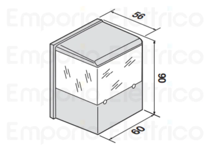 cardin pair of outdoor photocells range 15m ip55 cdr841e00